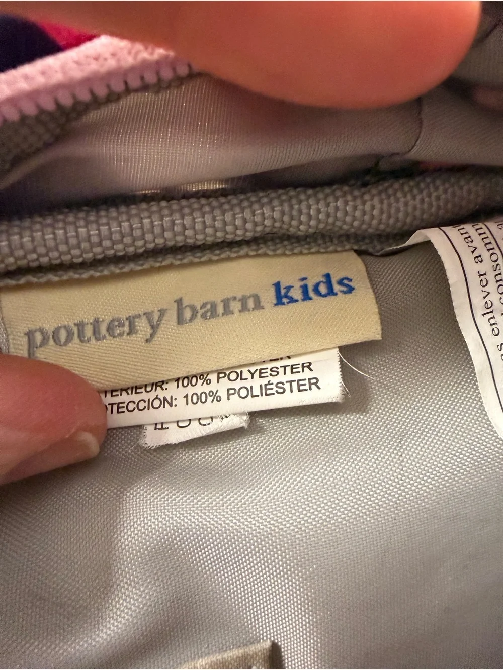 Pottery Barn Kids Unicorn Rainbow Backpack | Pre‑K/K | Pink Navy